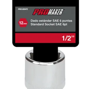 DADO CORTO HEX. CROMADO 1/2" x 12mm ## PRO-DD472 ## PROMAKER