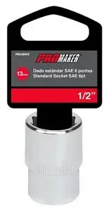 DADO CORTO HEX. CROMADO 1/2" x 13mm ## PRO-DD473 ## PROMAKER