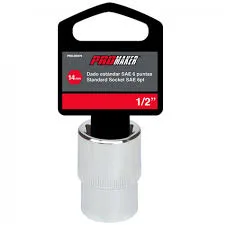 DADO CORTO HEX. CROMADO 1/2" x 14mm ## PRO-DD474 ## PROMAKER