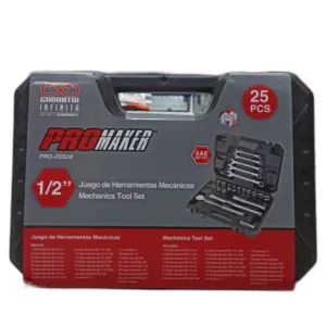 JUEGO DE HERRAMIENTAS MECANICAS (25 PZAS) ## PRO-DD528 ## PROMAKER