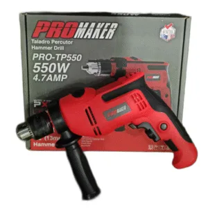 TALADRO PERCUTOR 1/2" 4.7AMP 550W ## PRO-TP550 ## PROMAKER