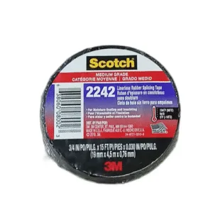 CINTA NEGRA DE CAUCHO P/ELECTRICIDAD 3/4" X 15 FT ## 6165-BA-10 ## 3M