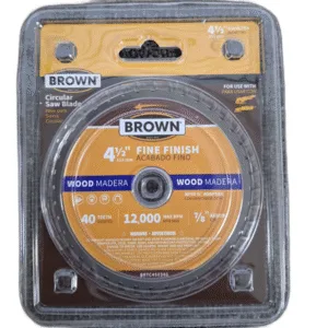 DISCO CORTE MADERA 4.5"x 40T ## BRTC450340 ## BROWN USA