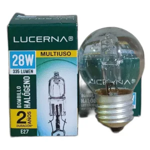 BOMBILLO HALOGENO LUCERNA # 28W E27 # 28W E27 3000K 120V