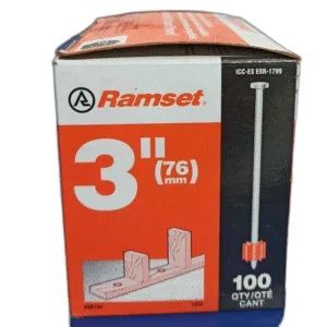 CLAVO 3" (76mm) P/CONCRETO (CAJA 100 UND) ## 1524 ## RAMSET