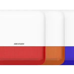 SIRENA P/EXTERIOR INALAMBRICA C/LUZ ESTROBOSCOPICA ROJA ## DS-PS1-E-WB ## HIKVISION