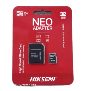 MEMORIA MICROSD 32GB C/ADAPTADOR ## HS-TF-C1 32G ## HIKSEMI