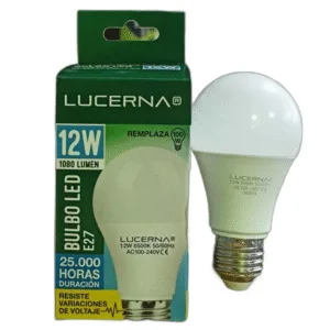 BOMBILLO LED LUCERNA # 12W A60 6K # 12W E27 6500K 110-220V