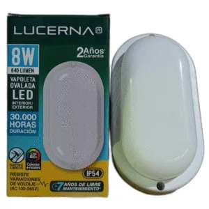 VAPOLETA LED OVALADA LUCERNA ## VP8 OVAL ## 8W 6500K 110-220V