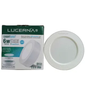 PANEL LED RED SUPERF COMPACTLUMEN LUCERNA # 406 S CL # 6W 6500K 110-220V (NP)