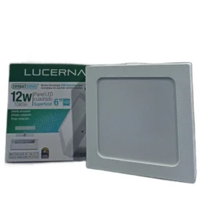 PANEL LED CUAD SUPERF COMPACTLUMEN LUCERNA # 612 SC CL # 12W 6500K 110-220V (NP)