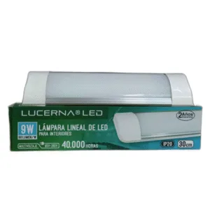LAMPARA LED LINEAL P/INTERIORES LUCERNA ## 9W 30L ## 9W 30CM 6000K 110-220V