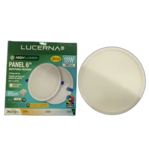 PANEL LED RED P/EMP HIGH LUMEN LUCERNA # 618 HL 3TONE # 18W 3000-4000-6500K 100-305V