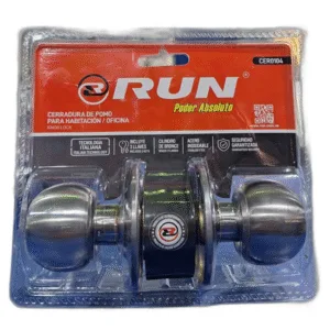 CERRADURA POMO P/DORMITORIO ACERO INOX ## CER0104 ## RUN