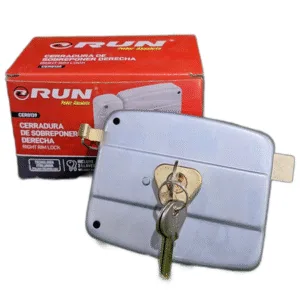 CERRADURA SOBREPONER C/F DER.GRIS ## CER0139 ## RUN