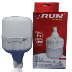 BOMBILLO LED EMERGENCIA RECARGABLE RUN ## BLEM09 ## 30W 6500K