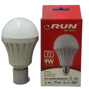 BOMBILLO LED EMERGENCIA RECARGABLE RUN ## BBL07 ## 9W E27 6500K