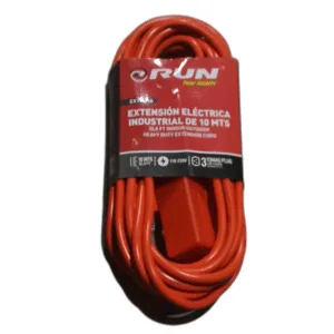 CABLE DE EXTENSION INDUSTRIAL X 10m NARANJA DE 3 TOMAS ## EXTN310 ## RUN