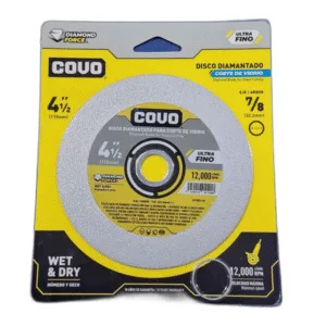 DISCO P/CORTAR VIDRIO 4 1/2" ULTRA FINO ## CV-TGCD-115 ## COVO