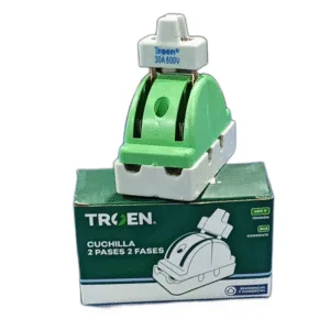 CUCHILLA ELECTRICA 2 PASE 2x30amp ## TR-KD2P30A ## TROEN