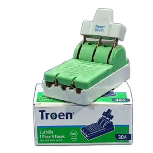 CUCHILLA ELECTRICA 1 PASE 3x30amp ## TR-KS3P30A ## TROEN