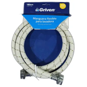MANGUERA FLEXIBLE P/LAVADORA 180cm ## A367-WMH1.5-3/4-T ## GRIVEN