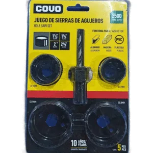 JUEGO DE SIERRAS P/AGUJEROS ## CV-KIT5 ## COVO