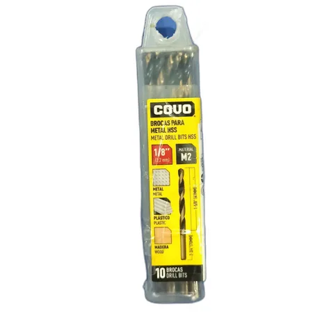 BROCA P/METAL 1/8" x 2 3/4" (10 PZAS) ## CV-TD-108B ## COVO
