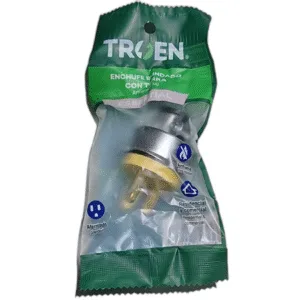 ENCHUFE METALICO C/TIERRA 125V 15A ## ST-3 ## TROEN