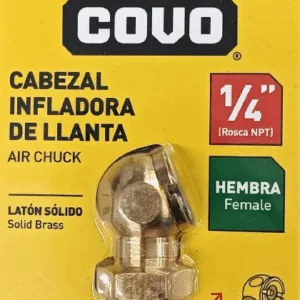 CABEZAL INFLADOR DE LLANTA HEMBRA 1/4" ## CV-DKJT1 ## COVO