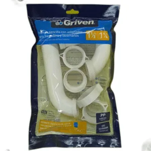 SIFON PLAST P/LAVAMANO Y FREGADERO 1 1/2 - 1 1/4" ## A367-D028-1.5 ## GRIVEN