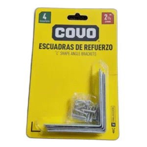 ESCUADRA DE REFUERZO 2 1/2" (4PZAS) ## CV-MPA-2-5 ## COVO