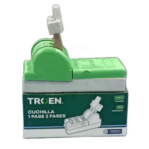 CUCHILLA ELECTRICA 1 PASE 2x100amp ## TR-KS2P100A ## TROEN