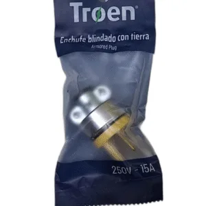 ENCHUFE METALICO C/TIERRA 220V 15A T/CHINO ## A136-3P40 ## TROEN