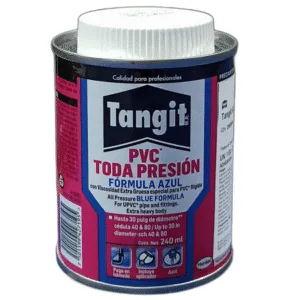TANGIT SOLDADURA TODA PRESION 240ml AZUL (PVC) ## 0113007M09 ## HENKEL