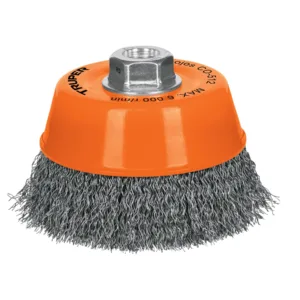 CEPILLO AC COPA 5" X 5/8" CO-512 P/ESMERIL  ## 11535 ## TRUPER