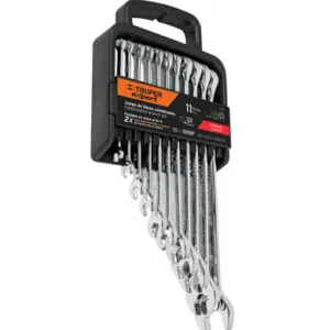 JUEGO DE LLAVES COMBINADAS 1/4"-7/8"  JC-11P ## 15780 ## TRUPER