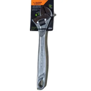 LLAVE AJUSTABLE CROMADA 12" PET-12C ## 15508 ## TRUPER
