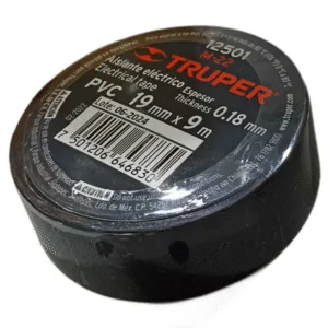 TEIPE PROFESIONAL NEGRO 3/4" x 9m M-22 ## 12501 ## TRUPER