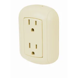 TOMA DOBLE CON TIERRA SUPERFICIAL 15AMP COSO-D ## 47350 ## VOLTECK