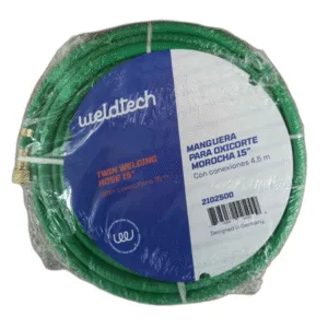 MANGUERA P/OXICORTE 15" (4,5 MTS) C/CONEX. ## 2102500 ## WELDTECH