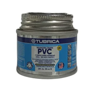 SOLDADURA LIQUIDA PVC 1/64gal COND.HUMEDAS - TUBRICA