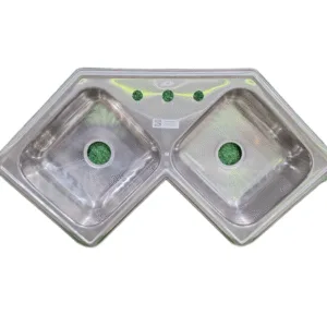 FREGADERO ESQUINERO 2 PONCHERAS ## FR231 ## FANAINOX