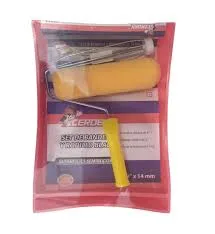SET BAND/RODILLO 9"x14mm ROJA - CERDEX