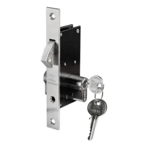 CERRADURA GANCHO 30mm / CILINDRO 60mm NK/AM - CISA