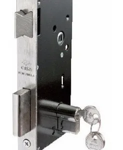 CERRADURA EMBUTIR SEGURIDAD 25mm NK/AM - CISA