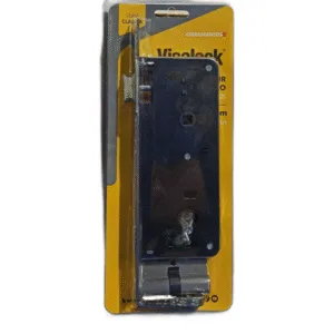 CERRADURA EMBUTIR PESTILLO/TIRADOR PALERMO 45mm (BLISTER) ## 91002703 ## VISALOCK (NP)