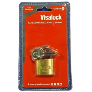 CANDADO 30mm ROMA (BLISTER) ## 91002712 ## VISALOCK