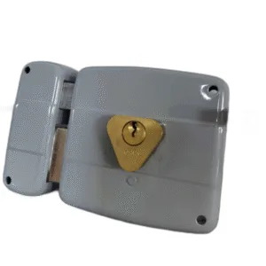 CERRADURA SOBREPONER CLASICA C/F DER. 3 PASES GRIS - VISALOCK