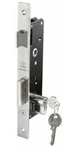 CERRADURA EMBUTIR PESTILLO/TIRADOR RANGER 25mm (BLISTER) ## 12640962 ## VISALOCK